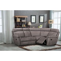 VL Baxter Corner Group Recliner Grey